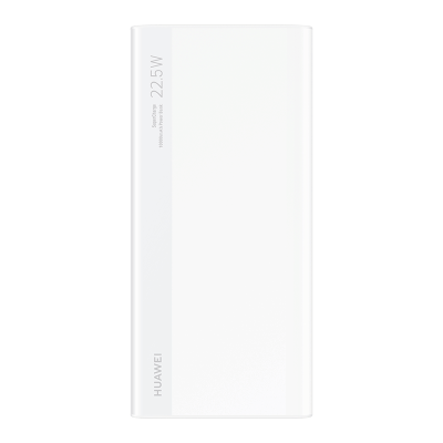 华为多协议超级快充移动电源/充电宝10000mAh(Max22.5W SE)双向快充/20W USB-C兼容PD快充白色