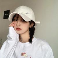 Nike耐克男女帽2021新款白色软顶帽运动帽鸭舌帽棒球帽帽子943092