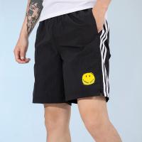 adidas阿迪达斯短裤男2021夏季新款笑脸透气健身跑步五分裤GP5786