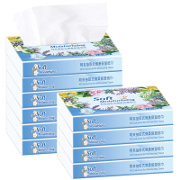 阿芙(AFU) 抽取式绵柔保湿纸巾40抽/包 10包装