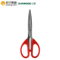 三木(SUNWOOD) 办公剪刀 P72 160mm 红色 单把装
