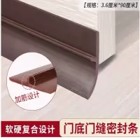 门底密封条挡风条棕色款宽3.6cm长90厘米 3M型背胶软门底