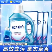 蓝月亮 深层洁净洗衣液家庭套装 洁净薰2kg+洁净薰袋500g*3+80g 深层洁净 强效去污 护衣护色 (薰衣草香 )