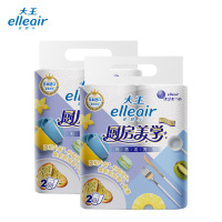 大王(GOON) 爱璐儿Elleair 厨房纸巾厨房美学系列利落洁冽型 70节*4卷