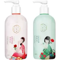 百雀羚三生花身体乳300ml/瓶(玫瑰花/山茶花2种香型随机)