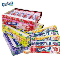 3支装阿尔卑斯果然好嚼条装果汁软糖33g儿童零食糖果批发