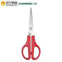 三木(SUNWOOD) 办公剪刀 P74 168mm 红色 单把装