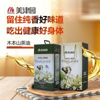 湖南美津园山茶油木本山茶油5L礼盒装物理压榨粮油食用油