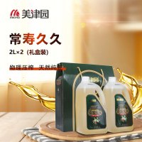 美津园粮油常寿久久2L*2礼盒装山茶油食用油