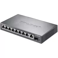 TP-LINK 云交换TL-SG2210P 全千兆10口Web网管 云管理PoE交换机+调试指导