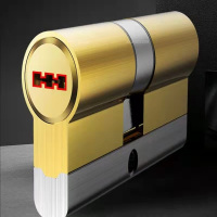 防盗门锁芯中心距90mm