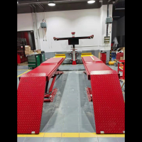 尚圣 战神3DK90四轮定位仪+5米超长超薄地上子母大剪升降机