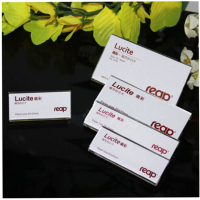 斯图璐彩亚克力员工牌 别针磁贴工牌透明胸牌工号牌 7021 别针75*20毫米