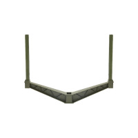 打靶靶架 靶架子 靶杆底座射击靶架 靶架(5只装)