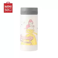 名创优品(miniso) 迪士尼公主系列保温杯茶具(260mL)(贝儿)