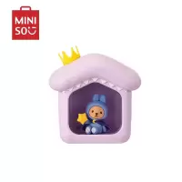 名创优品(miniso) 泰迪珍藏系列LED发光装饰摆件 型号:LT-A2093(紫色)