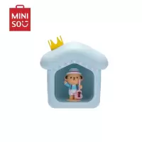 名创优品(miniso) 泰迪珍藏系列LED发光装饰摆件 型号:LT-A2093(蓝色)