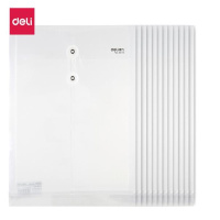 得力(deli) 5511塑料档案袋12个/包 4包装 单位:包 10136