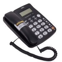 得力(deli)787 电话机 家用/固定电话/座机 商务来电显示办公 颜色随机(固定免电池电话机)