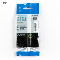 爱墨 AQe-541 标签带 18mm标签纸色带 适用兄弟标签机色带 18mm蓝底黑字