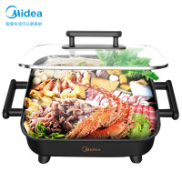美 的(Midea)电火锅多功能电热锅涮烤一体锅