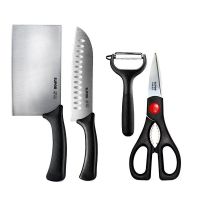 苏泊尔(SUPOR) 不锈钢厨房刀具套装菜刀 切片刀 厨房多用剪刀 水果刨皮刀 TK1916T