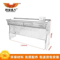 鸿业盛大 HY1640-1 办公家具 职员桌 电脑桌 长条桌