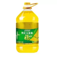 福临门 食用油 纯正 玉米油4L 黄色