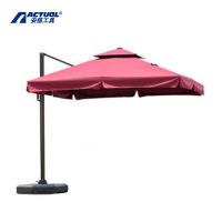 垂边普通3方配水箱罗马伞 防疫遮阳伞