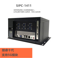 Tuunwa嵌入式双电源供电工控机SIPC-1411支持6个com口扩展M.2Key A/M.2Key B支持5G模块内置SIM槽(i5 10210 8GB 256GB固态)