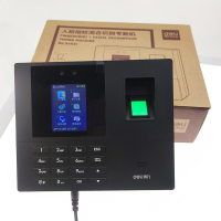 得力(deli) 34521 人脸指纹混合识别考勤机 黑色