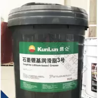 昆仑3号石墨锂基润滑油脂高温重负荷3号黄油锂基脂15k