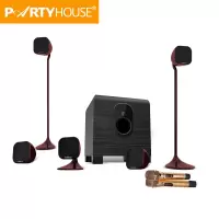 派对屋（partyhouse）国王系列标准款音响音箱5.1声道家庭K歌影院蓝牙