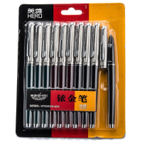 （HD）英雄(HERO) 007 铱金 黑色 钢笔 10.00 支/卡 (计价单位：卡) 黑色