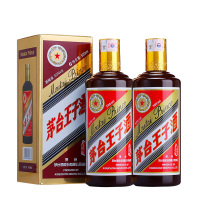 茅台王子酒 酱色王子 53度酱香型白酒 500ml*2瓶装