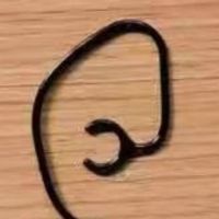 得力耳麦卡扣 10个装