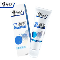 黑人（DARLIE）白·酵素清新薄荷牙膏120g 美白提亮 去牙渍去茶渍烟渍 清新口气 酵素配方
