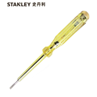 史丹利(史丹利(STANLEY) 测电笔100-500VAC/180mm/66-120-23/电工起子 电工螺丝刀 验电