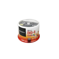 索尼DVD刻录光盘(4.7GB/16X/50片)DVD-R
