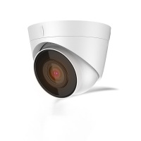 山泽(SAMZHE)监控摄像头200万高清POE网线供电红外夜视可拾音校园室内半球移动侦测T12H-IA 6MM