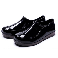 雨鞋 短雨靴 胶鞋 黑色