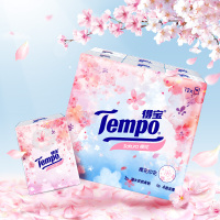 得宝(Tempo) 手帕纸 迷你樱花季特定款12包*4层