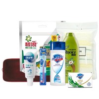 舒肤佳(Safeguard) 宝洁商务旅行系列 · 劲爽无敌组合(洗发露190ml+牙刷+牙膏40g+沐浴露100ml)