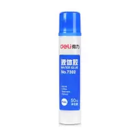 得力(deli) 7303 胶水 办公透明液体胶水 手工学生胶水快干胶水 125ml 透明色 12只/盒