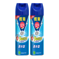 榄菊蓝罐速杀型杀虫剂杀虫气雾剂600ml*2瓶