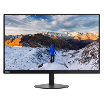 联想(lenovo)ThinkVision 23.8英寸 S24E 显示器 高清屏幕 低蓝光 商用办公家用高清大屏