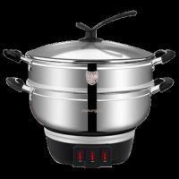 九阳(Joyoung)JK-32R1/32CM不锈钢电火锅电蒸锅
