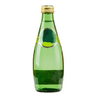 意宝1 气泡矿泉水 青柠味含气天然矿泉水 330ml*24瓶 (玻璃瓶)整箱