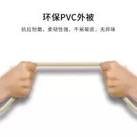 博扬 2M跳线BNC-BNC 2M兆E1接头成品跳线 syv75-2-2同轴电缆DDF转接跳线 8芯 2米