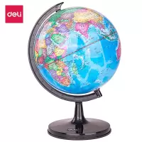 得力(deli)3034 彩色地球仪25cm
